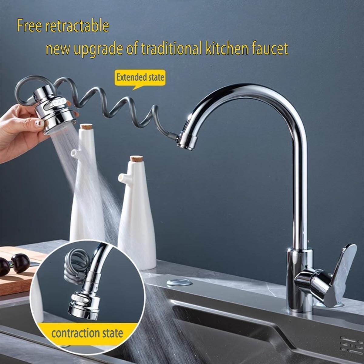Sink Sprayer Attachment Faucet with 3 Modes (142 * 52 mm)