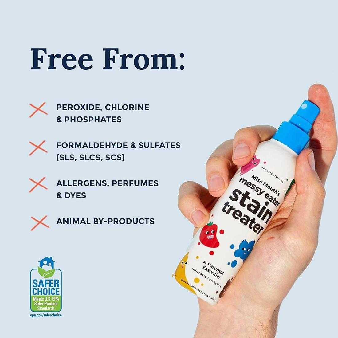 Miss Mouth Messy Eater Stain Treater Spray 120ml Pack Of 2 Buy 1 Get 1 Free